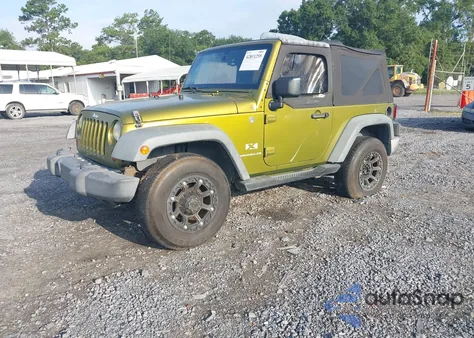 2008 Jeep Wrangler X из США, поврежденный, VIN 1J4FA24148L610039